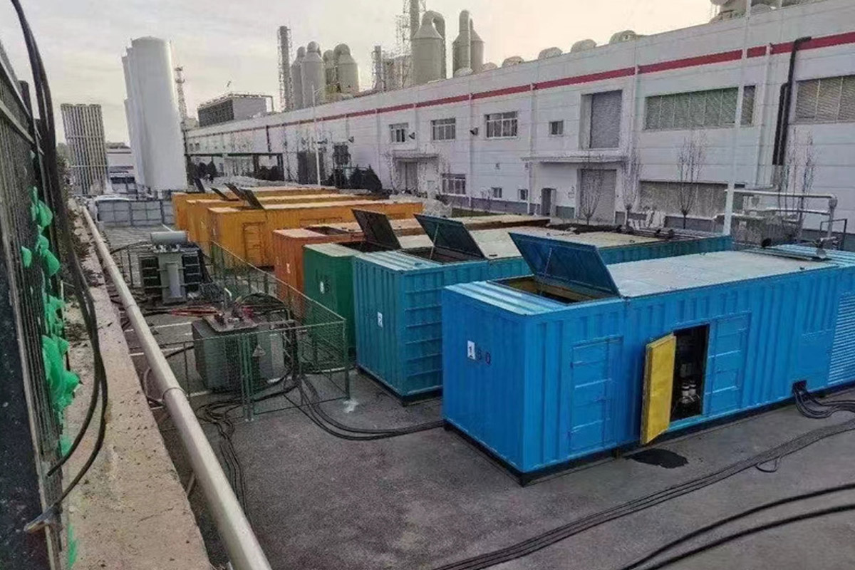 公安发电机租赁施工现场